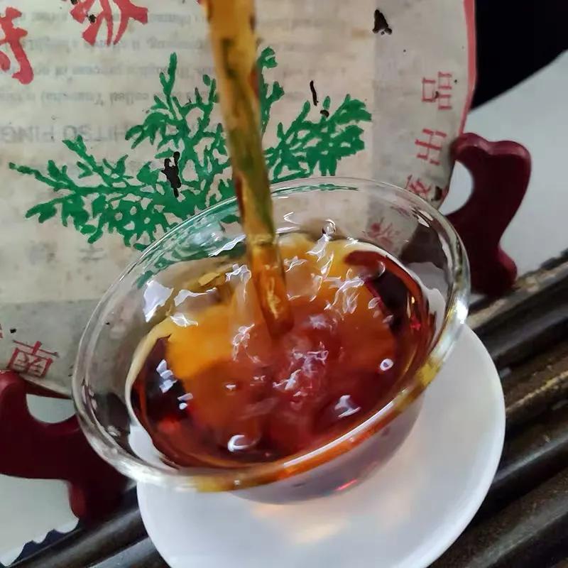 2005年兴海茶厂一棵树熟饼评测
